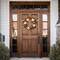 24" Unlit Autumn Harvest Artificial Cattail & Wheat Thanksgiving Wreath